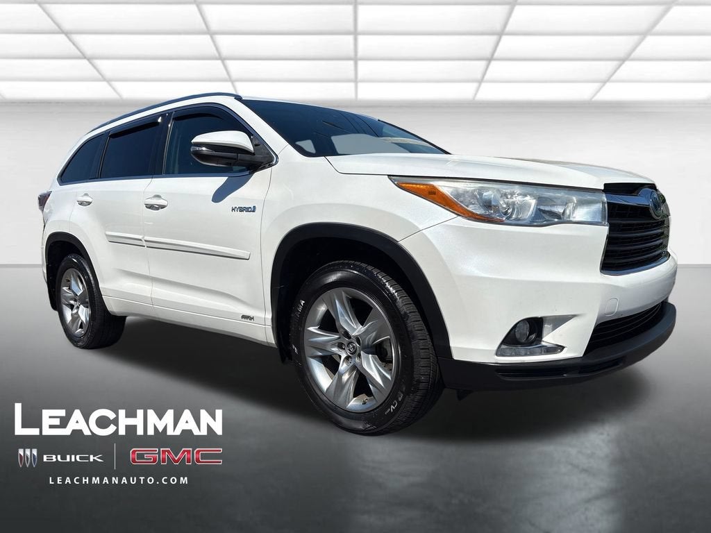 2016 Toyota Highlander Hybrid Limited Platinum V6