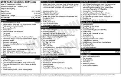 2022 Kia Sorento X-Line SX Prestige
