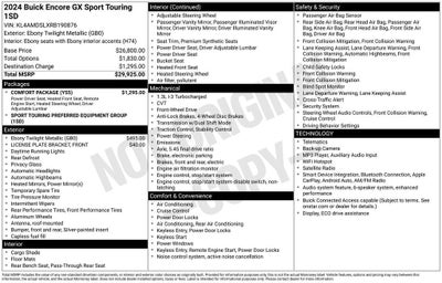2024 Buick Encore GX Sport Touring