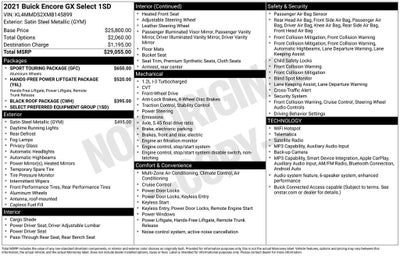 2021 Buick Encore GX Select