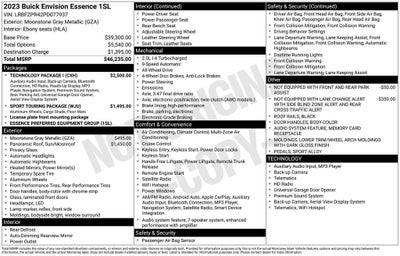 2023 Buick Envision Essence
