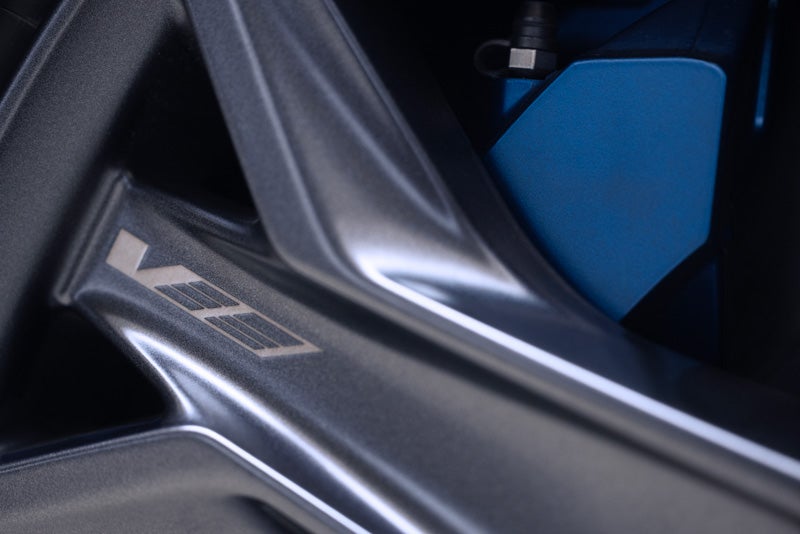 Close-up of the 2026 OPTIQ-V Brembo Performance Front Brakes | Leachman Cadillac in Bowling Green KY